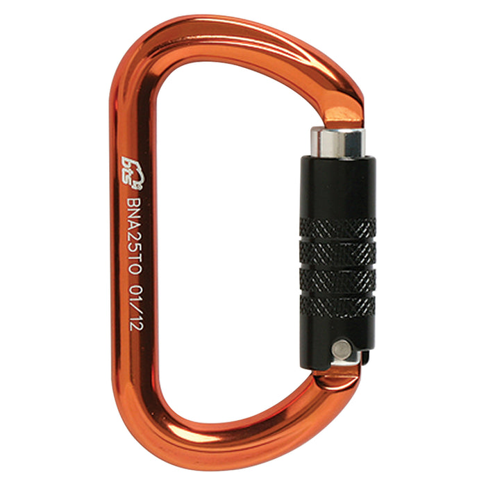 Triple Action Oval Karabiner Aluminium Alloy