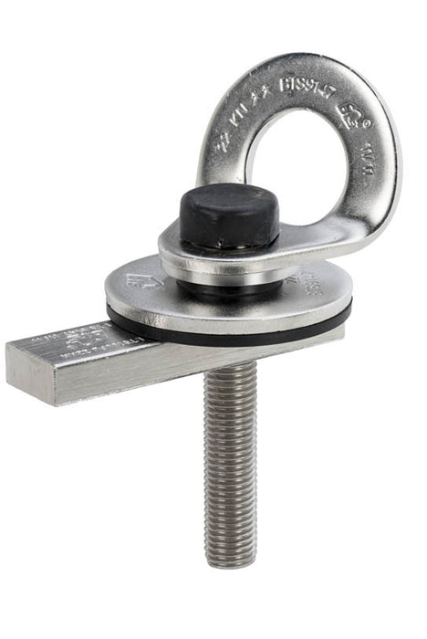 BTS Purlin Anchor Points 360° Swivel Eye Grade 316 Stainless Steel 2 Workers Rated