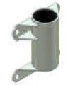 BTS Permanent Davit Bases Wall Floor Core Mount Galvanised Stainless Steel
