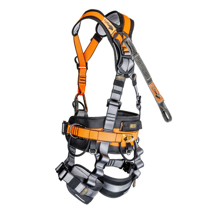 BTS Premium Roofers Kit - The Ultimate Working at Heights Kit c/w 15m Kermantle Rope,Harness,Lanyard & Karabiners