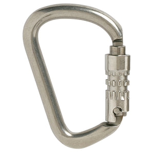 Double Action Large Square Gate Karabiner Stainless Steel