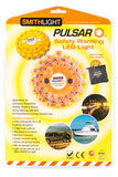Pulsar Emergency Safety Warning LED Lights Rechargeable 9 Modes Yellow Orange Red Blue